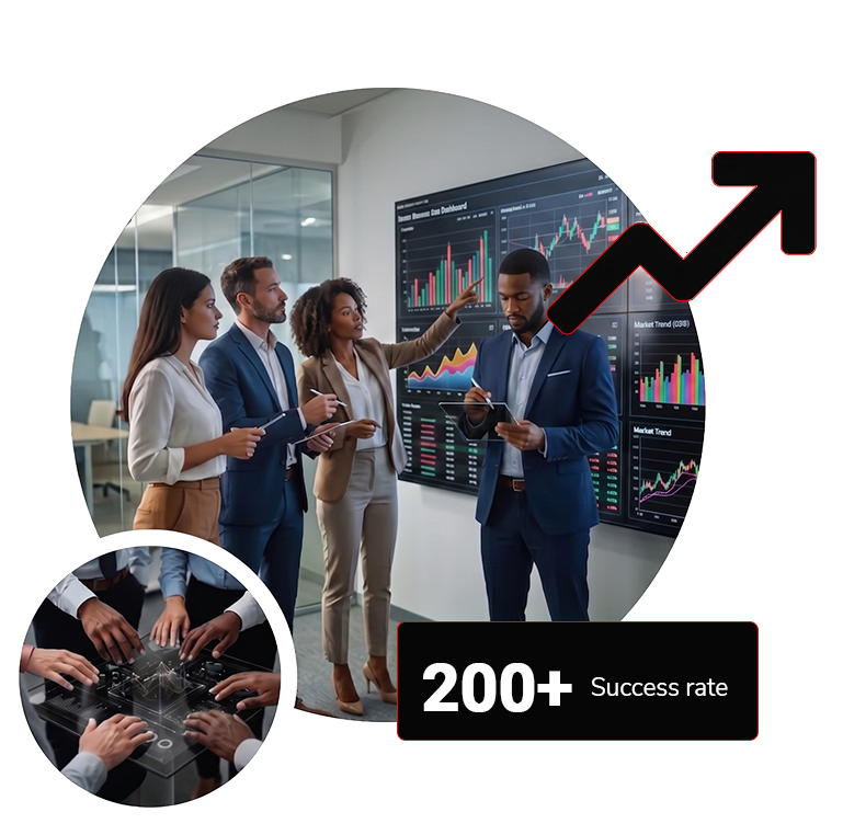 Digital Marketing Success Rate and Growth Chart